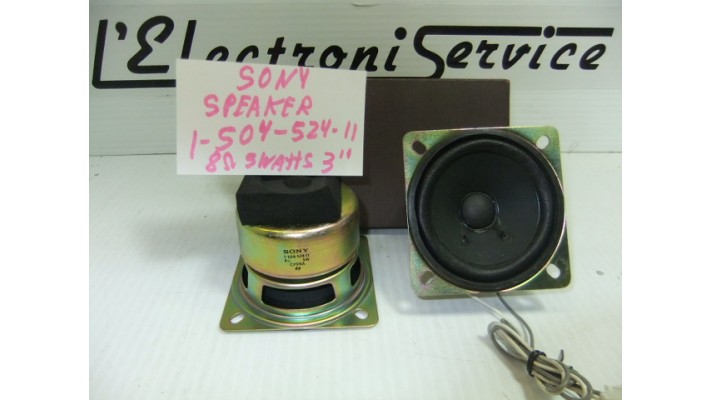 Sony 1-504-524-11 speaker.
